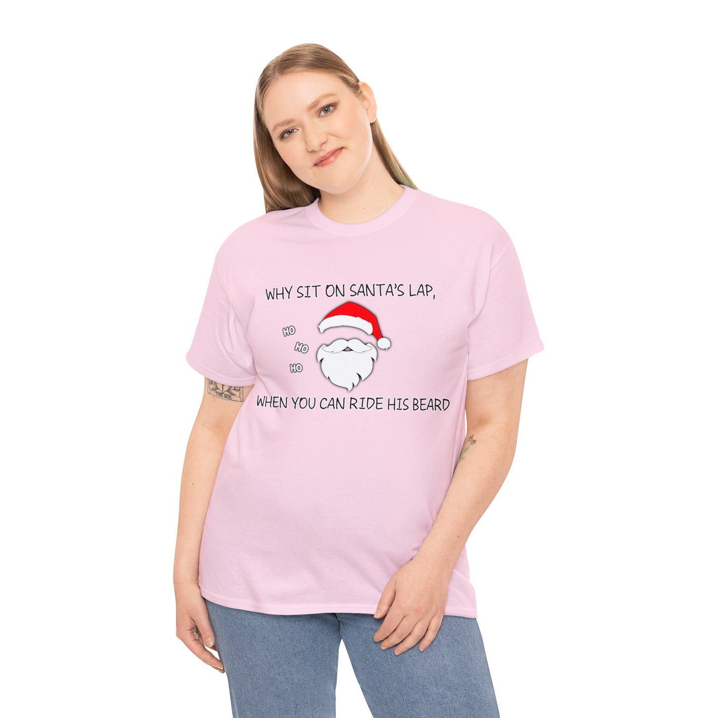 "Santa's Beard" Unisex Heavy Cotton Tee