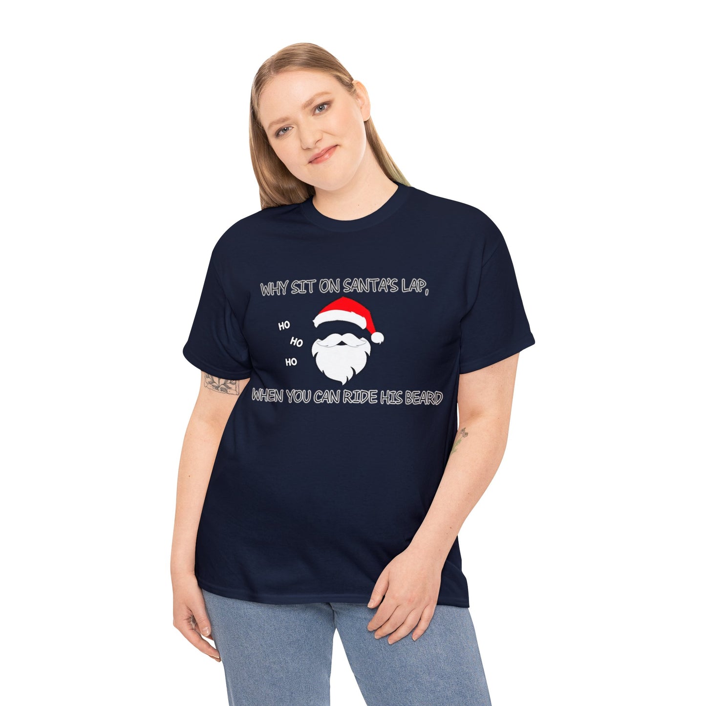 "Santa's Beard" Unisex Heavy Cotton Tee