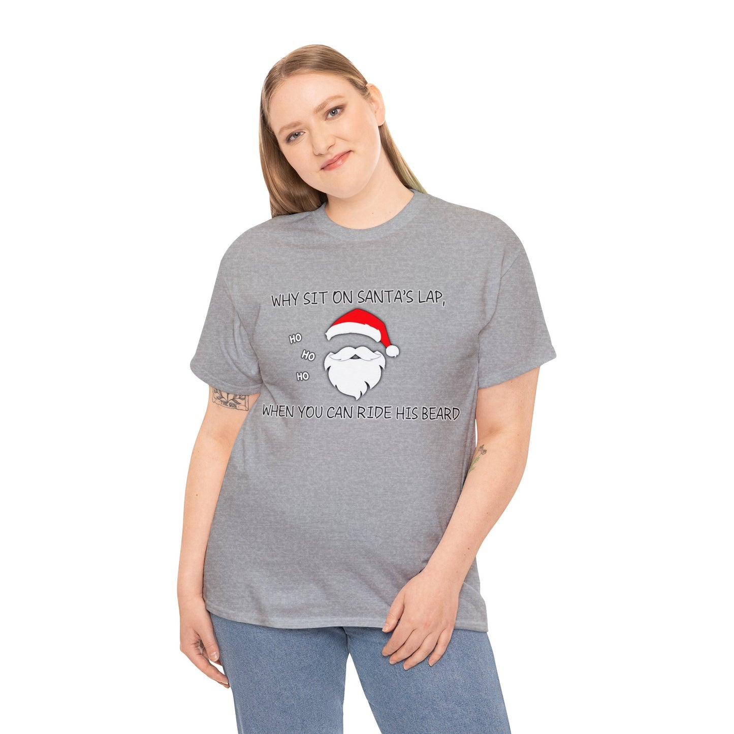 "Santa's Beard" Unisex Heavy Cotton Tee