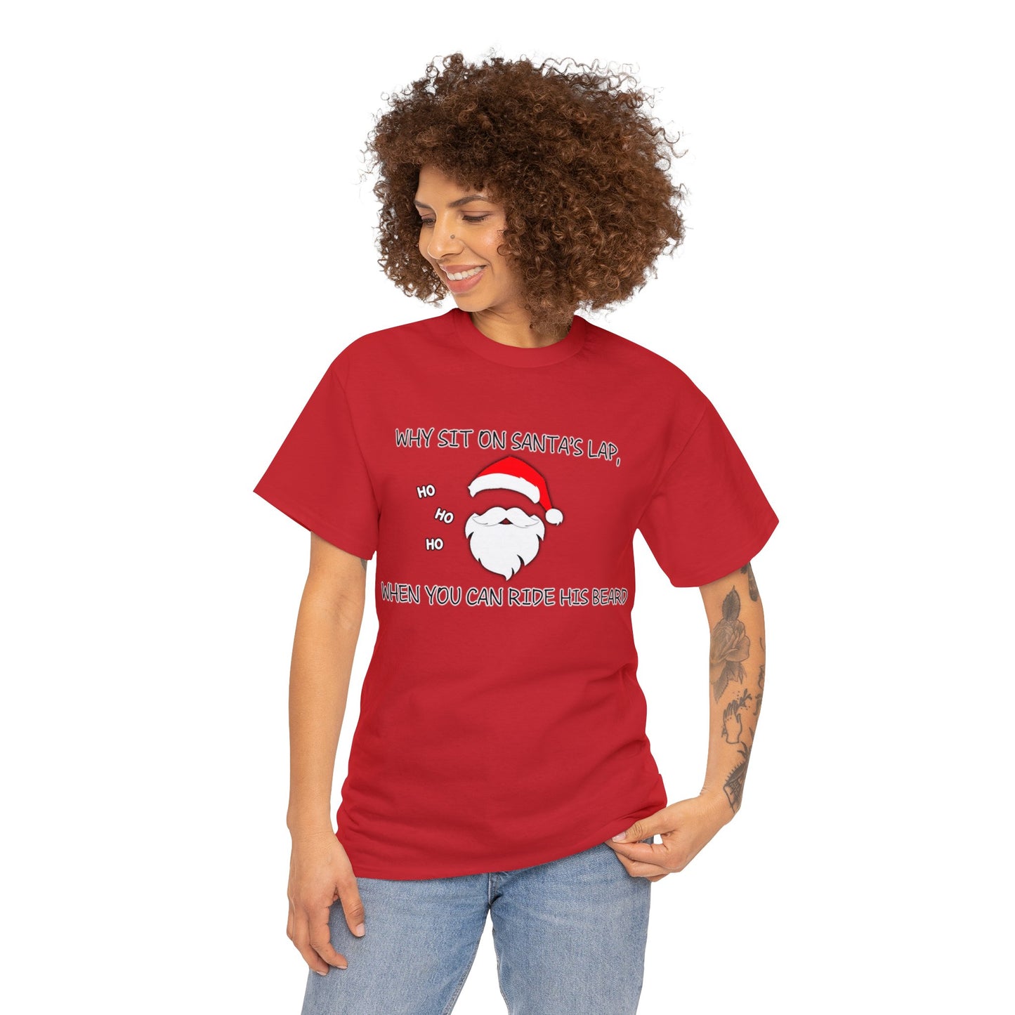 "Santa's Beard" Unisex Heavy Cotton Tee