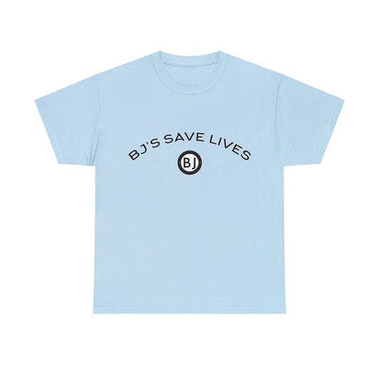 "BJ'S SAVE LIVES" Unisex Heavy Cotton Tee