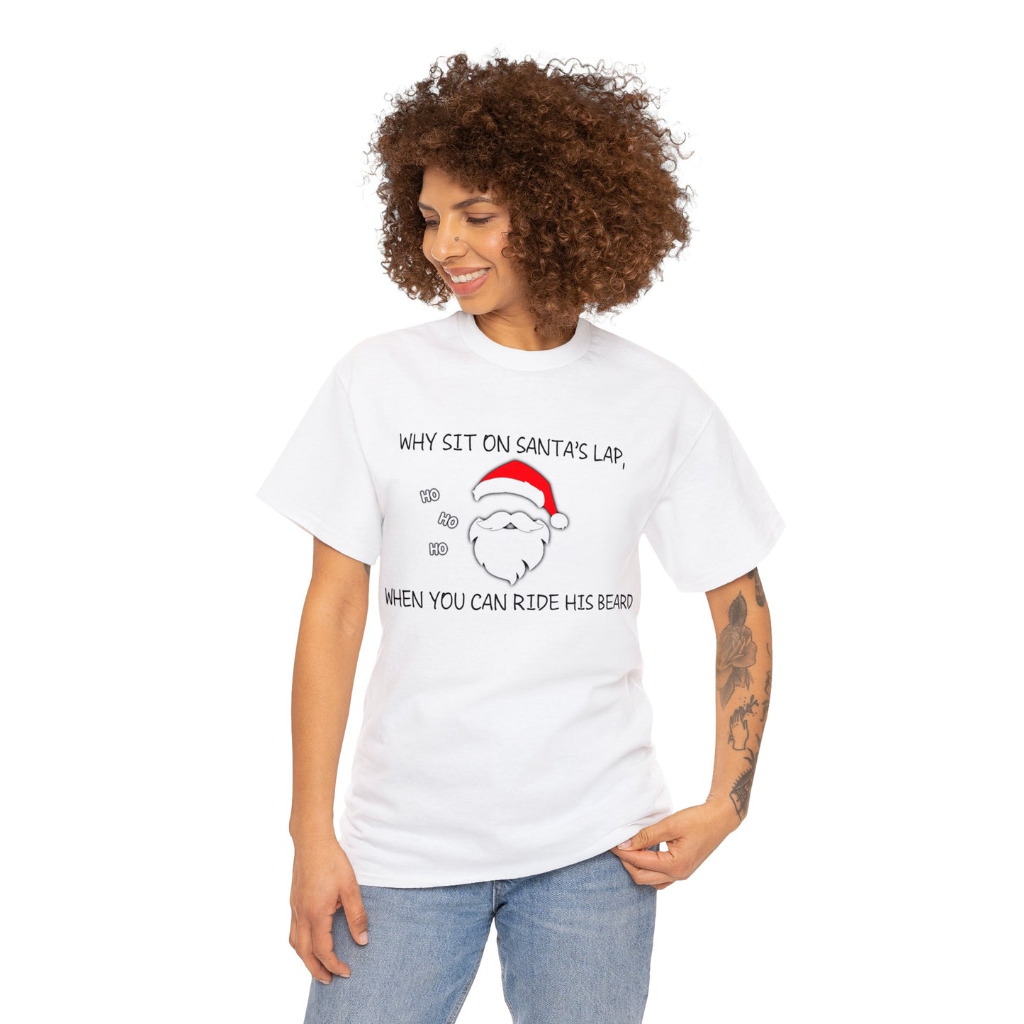 "Santa's Beard" Unisex Heavy Cotton Tee