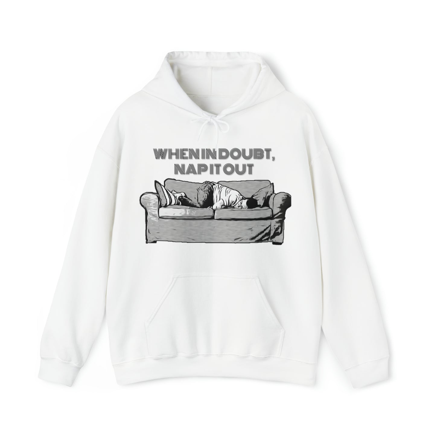 "WHEN IN DOUBT" Unisex Heavy Blend™ Hooded Sweatshirt