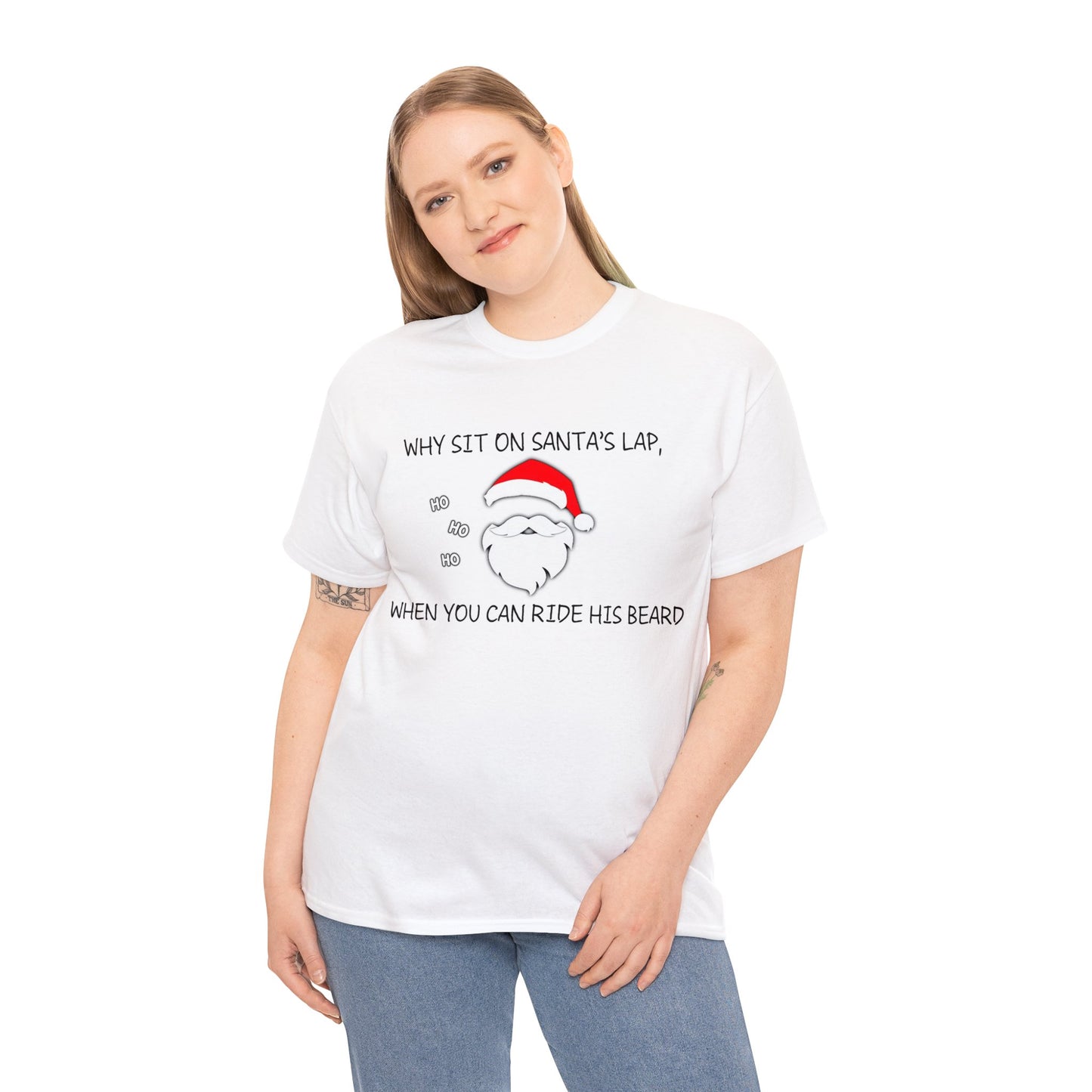 "Santa's Beard" Unisex Heavy Cotton Tee