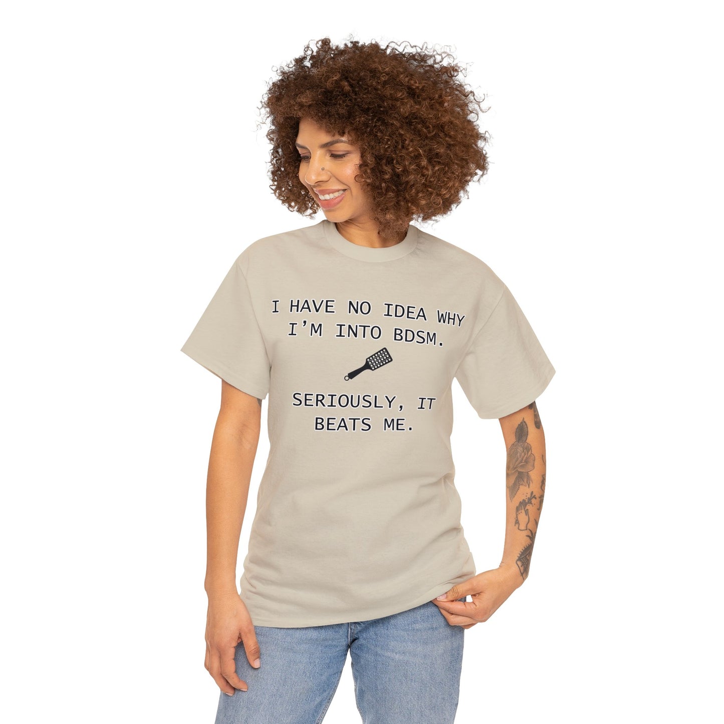 "BEATS ME" Unisex Heavy Cotton Tee