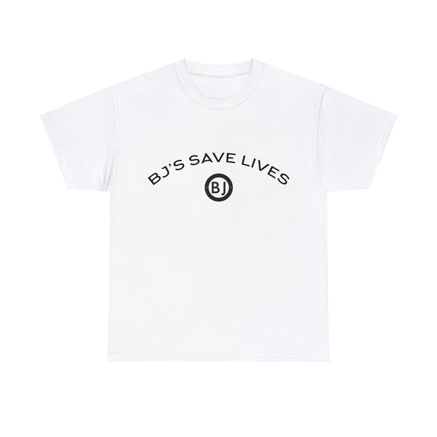 "BJ'S SAVE LIVES" Unisex Heavy Cotton Tee