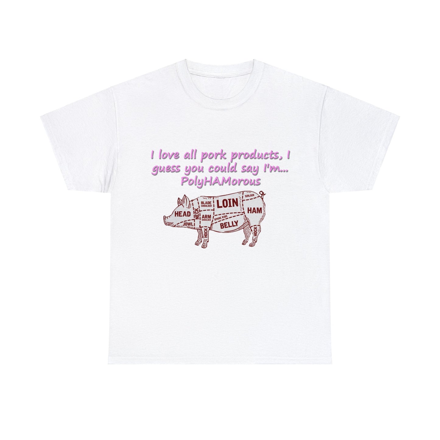 "polyHAMorous" Unisex Heavy Cotton Tee