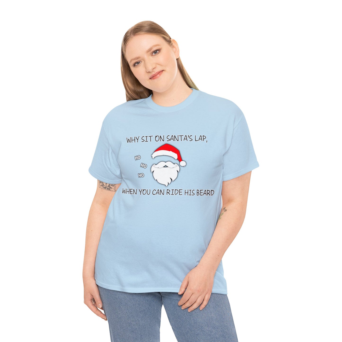 "Santa's Beard" Unisex Heavy Cotton Tee