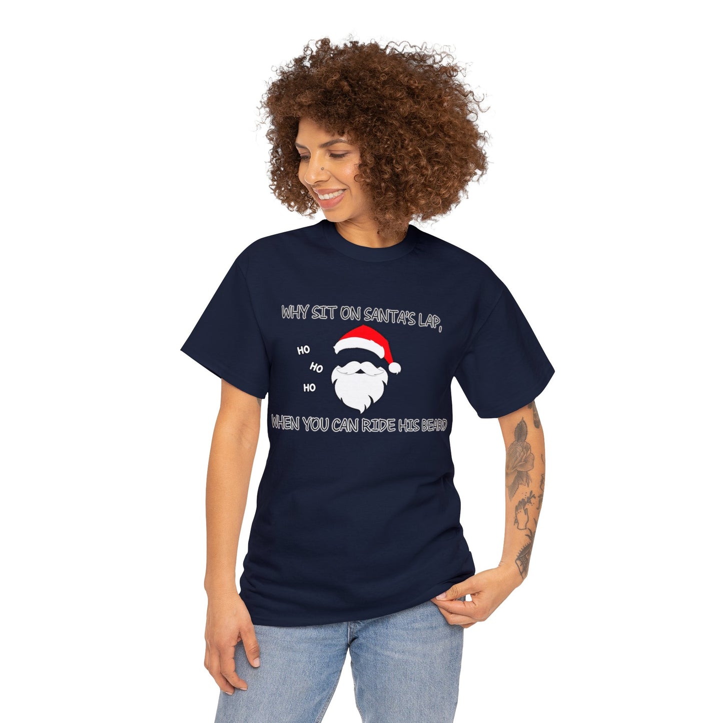 "Santa's Beard" Unisex Heavy Cotton Tee