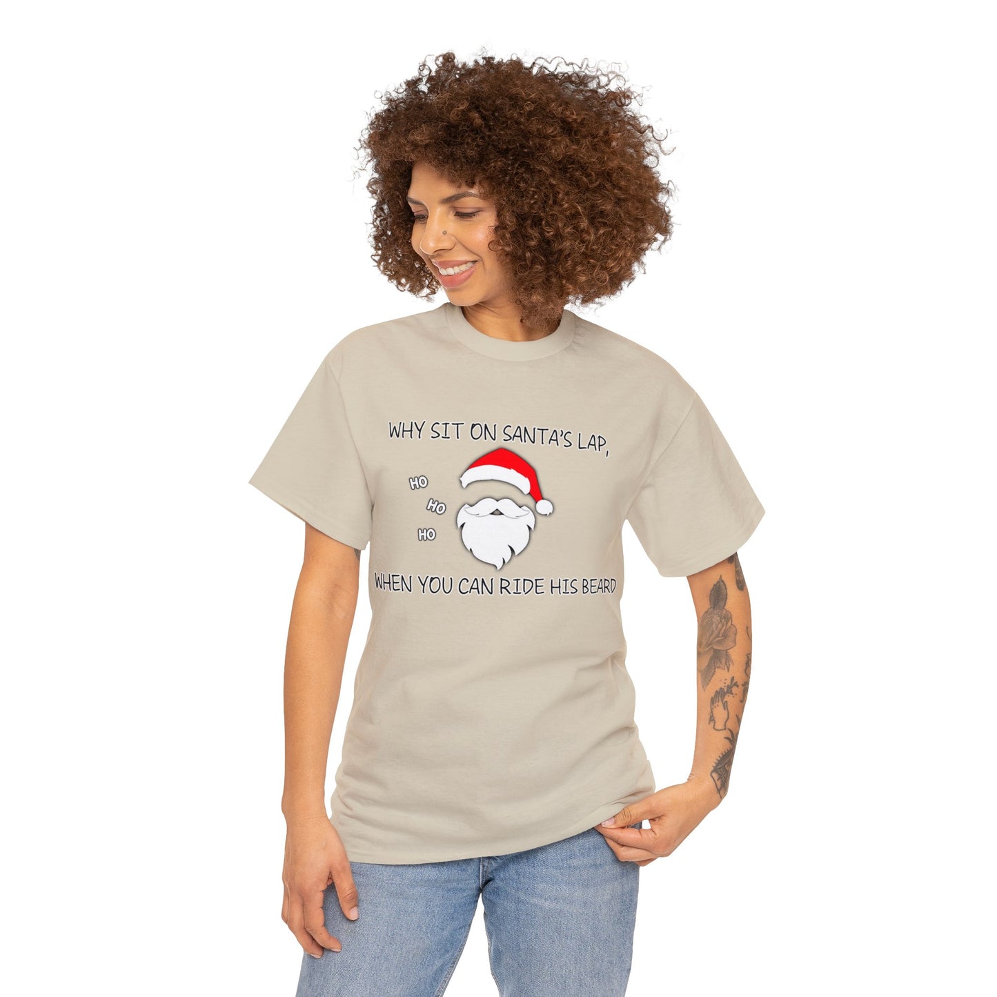 "Santa's Beard" Unisex Heavy Cotton Tee