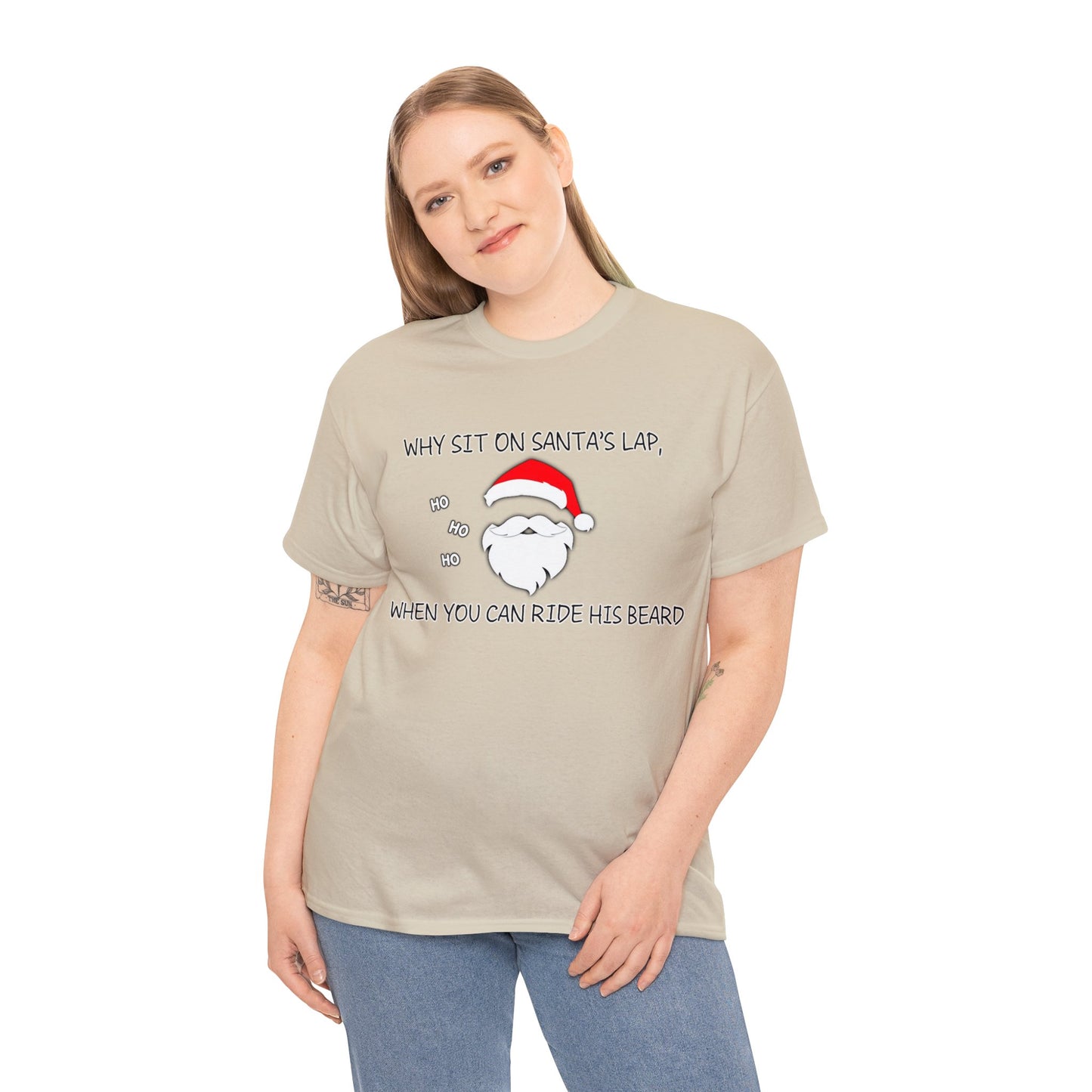 "Santa's Beard" Unisex Heavy Cotton Tee