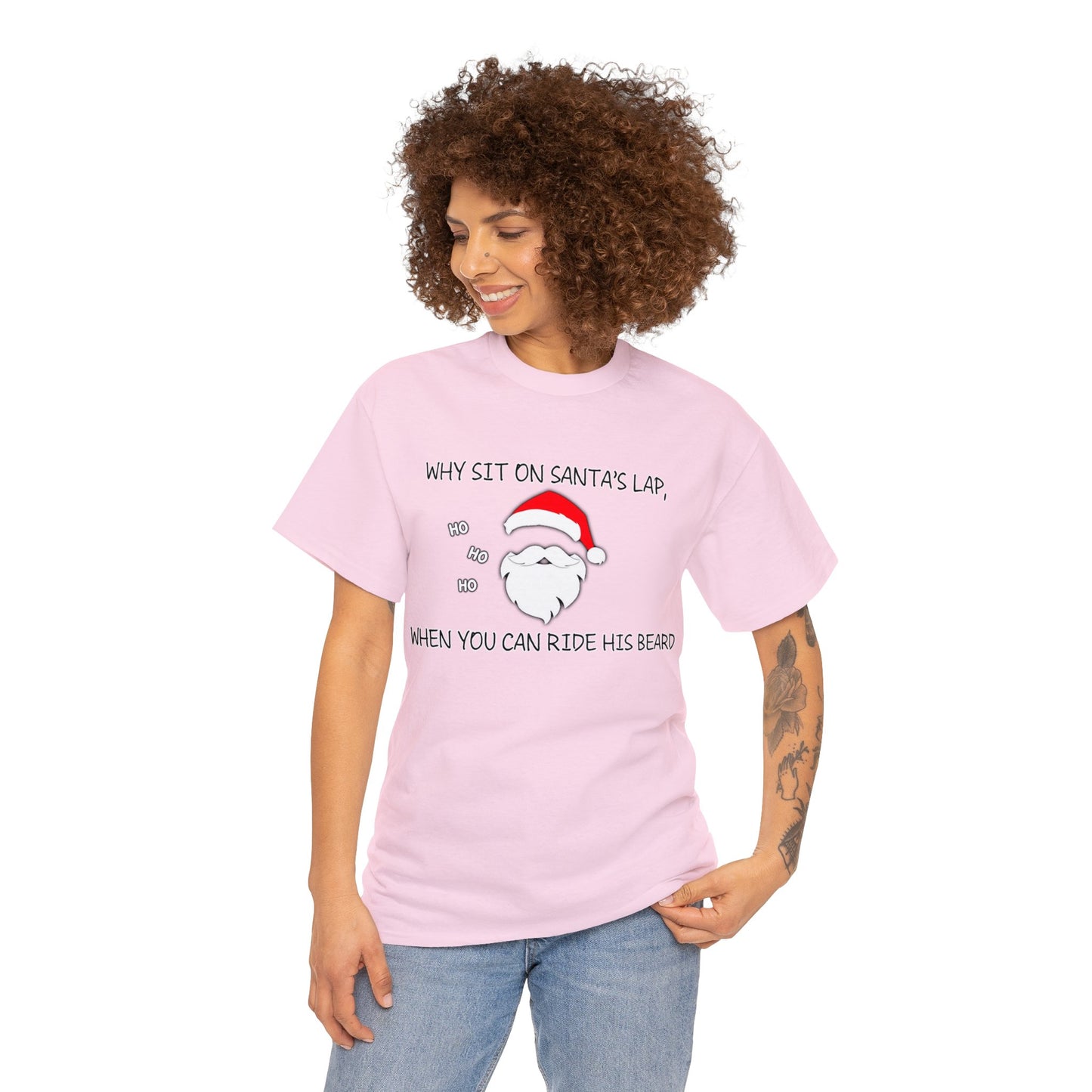 "Santa's Beard" Unisex Heavy Cotton Tee